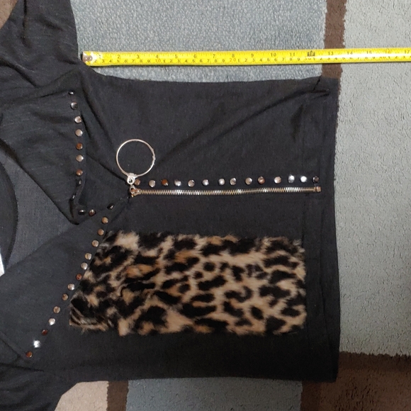 Q Design Lab 🆕 Leopard and Gems Jacket XS - Picture 15 of 16